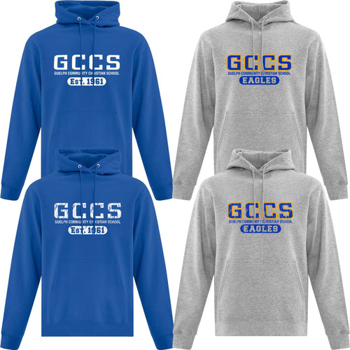 GCC Adult Everyday Fleece Hooded Sweatshirt (GCC-001)