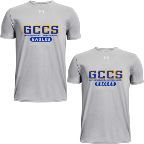 GCC UA Youth Team Tech Short Sleeve T-Shirt - Mod Grey (GCC-303)