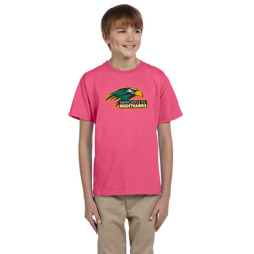 NPS Gildan Youth Ultra Cotton T-Shirt - Pink (NPS-300-PK)