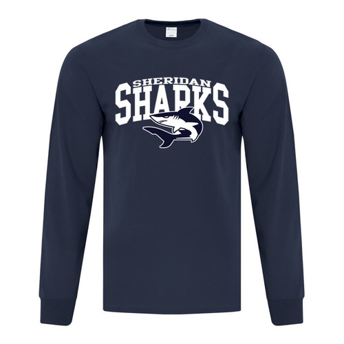SPS Men's Everyday Cotton Long Sleeve Tee - Navy