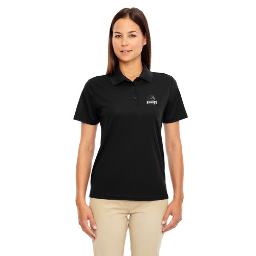 MRO Core 365 Ladies' Origin Performance Piqué Polo with Athletic Logo - Black (MRO-206-BK)