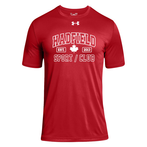 CHP Staff Under Armour Men's Locker 2.0 Tee - Red (CHP-111-RE)