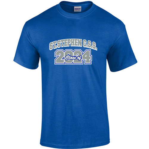  SSS Gildan Adult Ultra Cotton Grad T-Shirt - Royal (SSS-112-RO)
