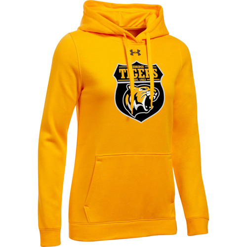 USS Under Armour Women's Hustle Fleece Hoody - Steeltown Gold (USS-203-GO)