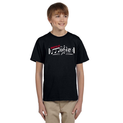 WJH Gildan Youth Ultra Cotton T-Shirt - Black (WJH-049-BK)