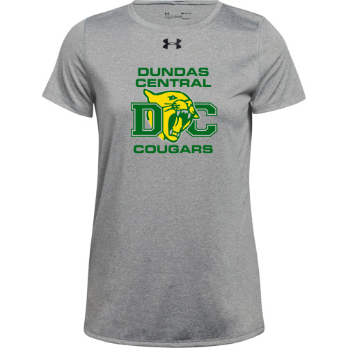 DCS Under Armour Women's Short Sleeve Locker 2.0 Tee - True Grey Heather (DCS-106-TG)