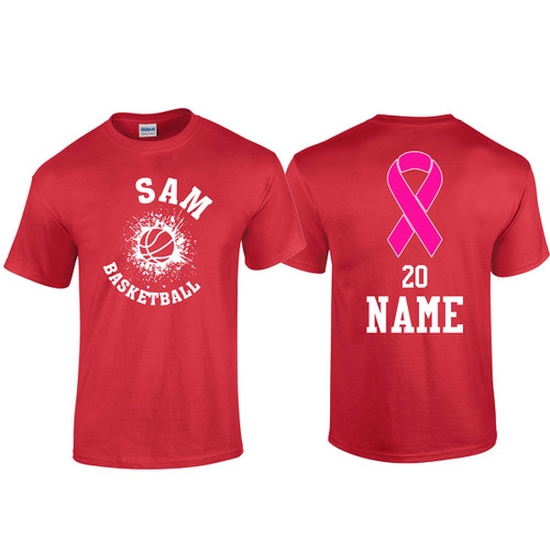 AMS Gildan Youth Heavy Cotton T-Shirt (Grade 8) - Red (AMS-301-RE)