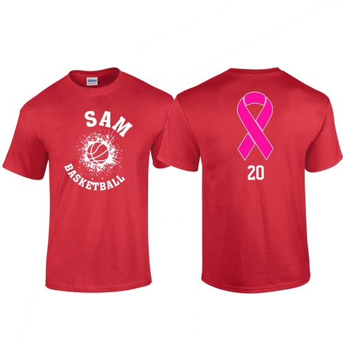 AMS Gildan Adult Heavy Cotton T-Shirt (Grade 7) - Red (AMS-002-RE)