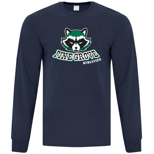 PGS ATC Everyday Cotton Men’s Long Sleeve Tee - Navy (PGS-105-NY)