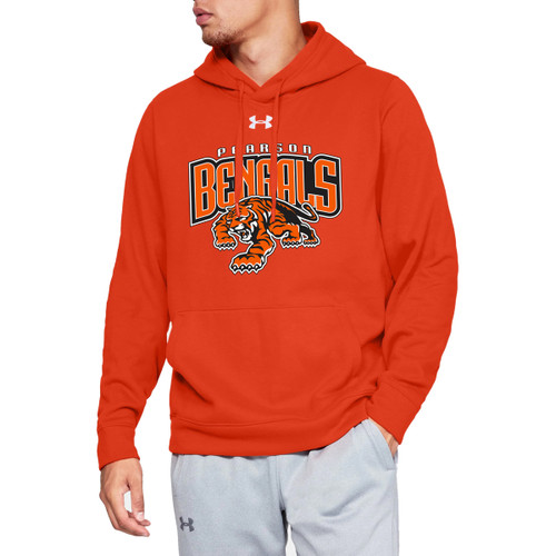 Glenboro Wildcats Under Armour Men's Hustle Fleece Hoodie - Red 