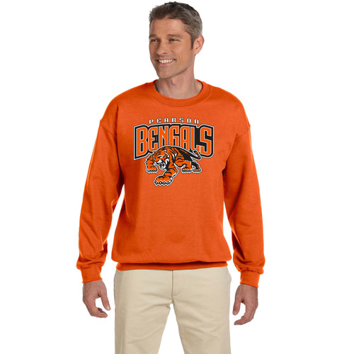 LBP Gildan Adult Heavy Blend Crewneck Sweatshirt - Orange (LBP-002-OR)