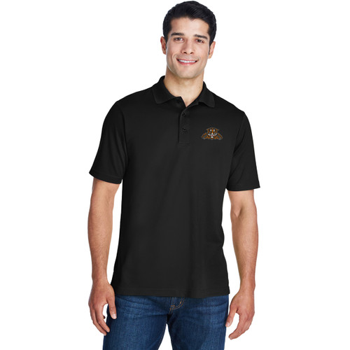 LBP Core 365 Men's Poly Performance Piqué Polo - Black (LBP-109-BK)