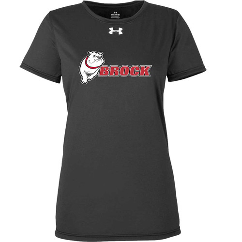 BRO Under Armour Ladies Locker Tee 2.0 - Black (BRO-201-BK)