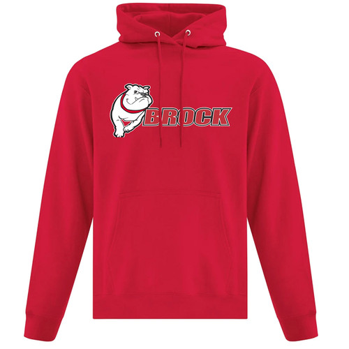 BRO ATC Everyday Fleece Hooded Sweatshirt (Design 02) - Red (BRO-005-RE)