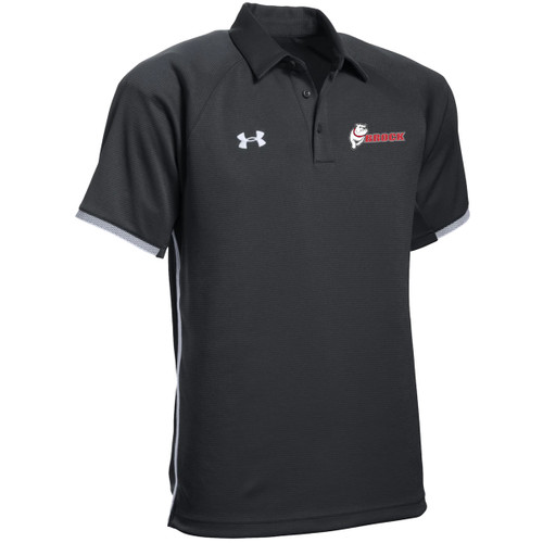 BRO Under Armour Men’s Rival Polo - Black (BRO-104-BK)