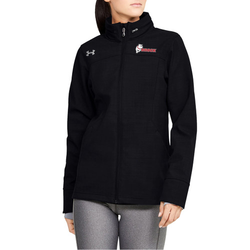 BRO Under Armour Ladies Barrage Softshell Jacket (Staff ) - Black (BRO-206-BK)