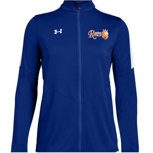 RNM Under Armour Women’s Rival Knit Warm-Up Jacket - Royal (Staff) (RNM-209-RO)