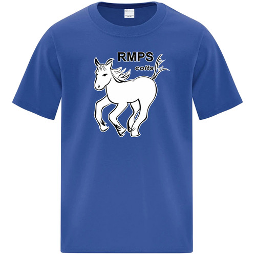 ROM ATC Youth Everyday Cotton Tee - Royal (ROM-312-RO)