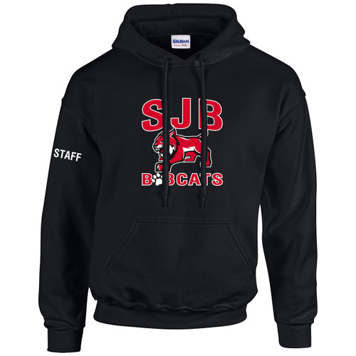 JDB Gildan Adult Heavy Blend Hooded Sweatshirt - Black (Design 02) (JDB-004-BK)