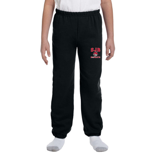 JDB Gildan Youth Heavy Blend Sweatpants (Design 01) - Black (JDB-329-BK)
