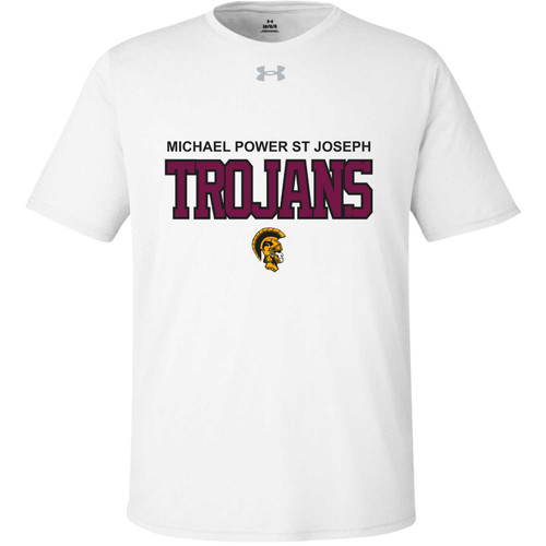 MPS Under Armour Men’s Tech Team Short Sleeve Tee - White (MPS-127-WH)