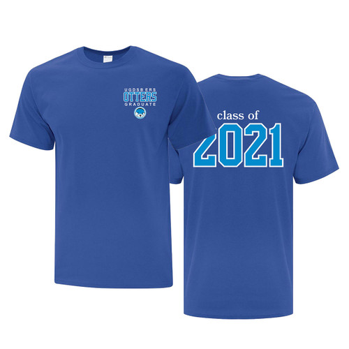 UGR ATC Adult Grad T-Shirt - Royal (UGR-008-RO)