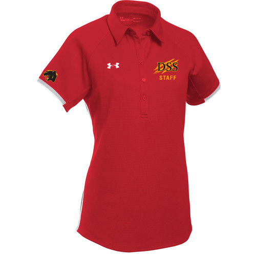 DNV Under Armour Women's Rival Polo - Red (DNV-201-RE)