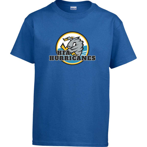 HFS Gildan Youth Ultra Cotton T-Shirt with Faith Logo - Royal (HFS-301-RO)