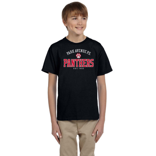 PAS Gildan Youth Ultra Cotton T-Shirt - Black (PAS-302-BK)