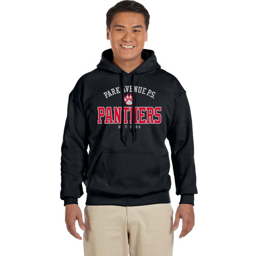  PAS Gildan Adult Heavy Blend Pullover Hooded Sweatshirt - Black (PAS-001-BK)