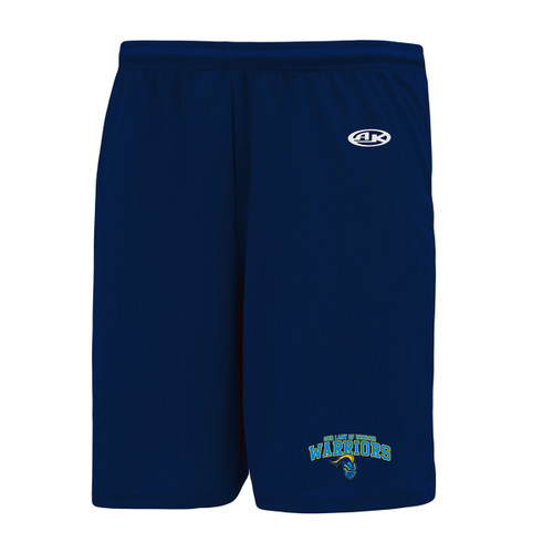 OLW Apparel Athletic Knit Brand Youth Moisture Wicking Short - Navy Blue (OLW-305-NY)