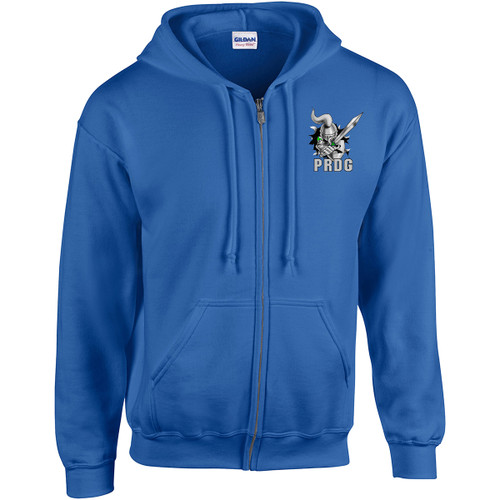 PRG Adult Full-Zip Hooded Sweatshirt - Royal (PRG-004-RO)