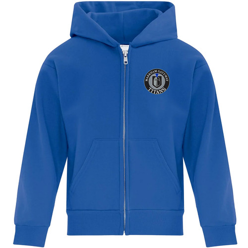 MGP Youth Fleece Full Zip Hooded Sweatshirt - Royal (MGP-306-RO)