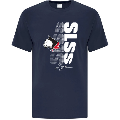 SLS Men's Cotton Tee - Navy