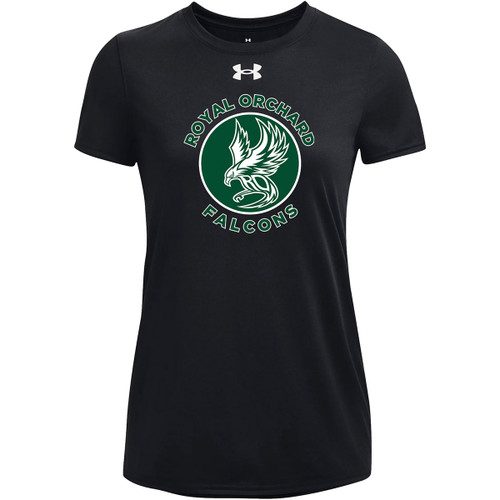ROS Under Armour Women's Teach Team Short Sleeve Tee - Black (ROS-204-BK)