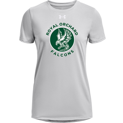 ROS Under Armour Women’s Teach Team Short Sleeve Tee - Mod Grey (ROS-204-MG)