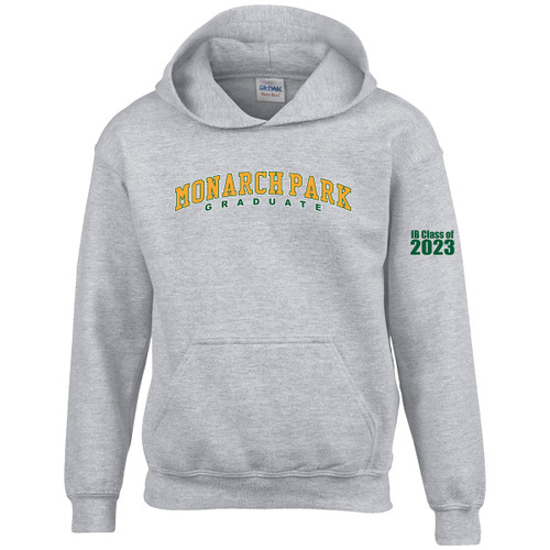 MPC Heavy Blend Youth Grad Hoodie - Sport Grey (Design 1) (MPC-320-SG)