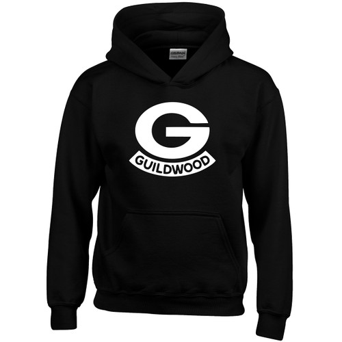 GDD Youth Heavy Blend Hooded Sweatshirt - Black (GDD-303-BK)