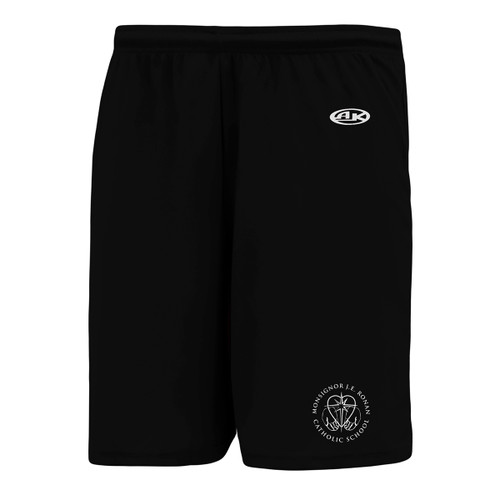 MRO Adult Apparel Shorts with Faith-Based Logo - Black (MRO-017-BK)