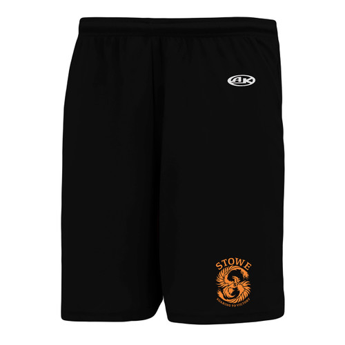 DES Youth Athletic Shorts - Black (DES-307-BK)