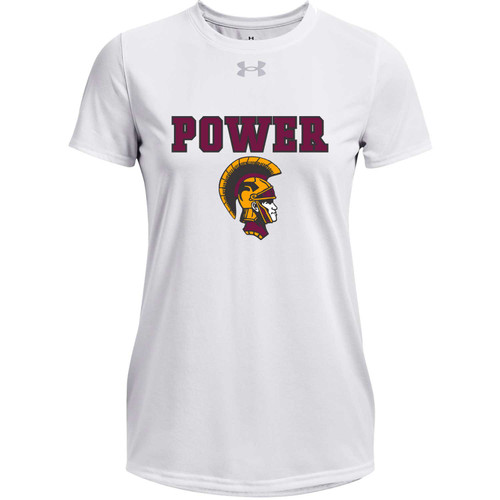 MPS Under Armour Women's Tech Team Short Sleeve Tee - White (MPS-237-WH)