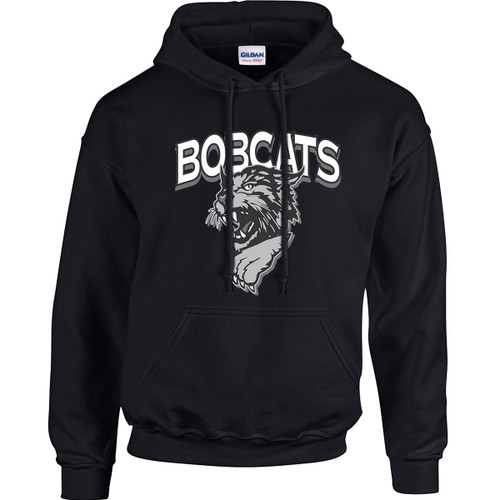 BEL Adult Heavy Blend Hooded Sweatshirt - Black (BEL-004-BK)