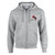 PWS Adult Heavy Blend Full Zip Hooded Sweatshirt - Sport Grey (PWS-005-SG)
