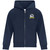 BWS Youth Fleece Full Zip Hooded Sweatshirt - Navy (BWS-304-NY)
