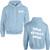 SLE Adult Heavy Blend 50/50 Hooded Sweatshirt - Light Blue (Design -4) (SLE-033-LB)