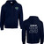 SRE Adult Grad Heavy Blend 50/50 Full Zip Hooded Sweatshirt - Navy (SRE-002-NY)