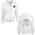 SRE Adult Grad Heavy Blend 50/50 Full Zip Hooded Sweatshirt - White (SRE-002-WH) 