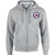 JGD Gildan Heavy Blend Adult Full Zip Hooded Sweatshirt - Sport Grey (JGD-005-SG)