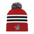 MCI Acrylic Knit Team Toque – Adult-Red/White/Black (MCI-011-RE.AK-A1830A-304-LG)