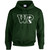 WPS Adult Heavy Blend 50/50 Hooded Sweatshirt - Forest (WPS-015-FO)